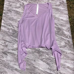 Lululemon Purple Tie Tank Top (Size 4) NWOT